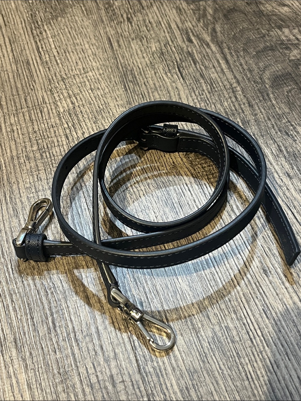 Kate Spade navy Leather Strap with Silver Hardware